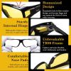 imageDUCO Wraparound Fitover Glasses 8953 Polarized Wear Over Night Vision Sunglasses for Men Women 8953Y2