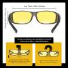 imageDUCO Wraparound Fitover Glasses 8953 Polarized Wear Over Night Vision Sunglasses for Men Women 8953Y4