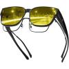 B Shine Black Frame Yellow Lens