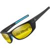 imageDUCO Nightvision Glasses Polarized Night Driving Mens Shooting Glasses02 Black Frame Night Vision Lens