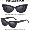 image:imageDUCO Small Cat Eye Sunglasses for Women Retro Polarized Narrow Sun Glasses W005