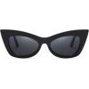 image:imageDUCO Small Cat Eye Sunglasses for Women Retro Polarized Narrow Sun Glasses W005