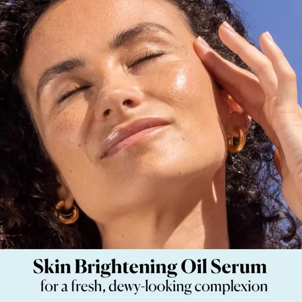Sky Organics Bright Glow Face Serum Vitamin C Serum Rejuvenate Dull Skin Hydrating Promotes Brighterlooking Complexion Skin Care with Vitamin E Organic Jojoba Oil ampamp Rosehip Oil 1 fl oz