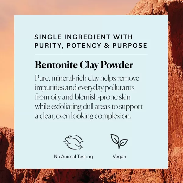 Sky Organics  Indian Healing Clay 16 oz  Detoxifying Bentonite Clay Powder  Exfoliating Face Mask  Pore Cleaner  Combination ampamp Oily Skin  Natural Vegan ampamp Cruelty Free  Skin Care ampamp Self Care1 Pound Pack of 1