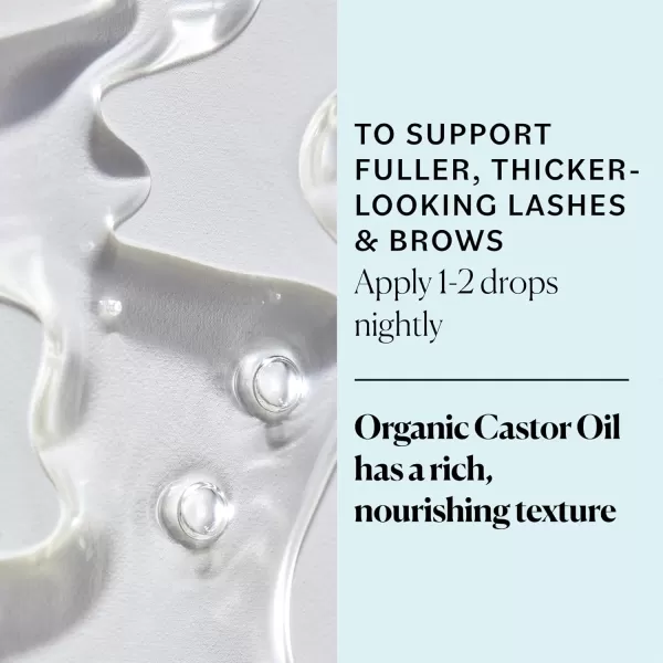 Sky Organics Organic Castor Oil 100 Pure Hexane Free ColdPressed to Support Stronger FullerLooking Hair Eyelashes ampamp EyebrowsGood for Castor Packs Navel Oiling Carrier Oil Use 8 fl ozCastor Oil Lash  Brow Serum