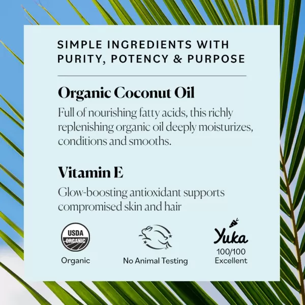 Sky Organics  Organic Coconut Oil ampamp Vitamin E 169 fl oz  Skin ampamp Hair UltraHydrating Oil  Fatty Acids ampamp Antioxidants  Natural Vegan ampamp Cruelty Free  Skin Care ampamp Hair Care with Exclusive Ebook