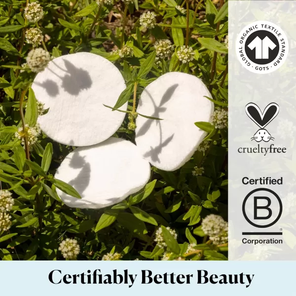 Sky Organics Organic Cotton Rounds for Sensitive Skin 100 Pure GOTS Certified Organic for Beauty ampamp Personal Care 100 ct w Ebook100 Count Pack of 3