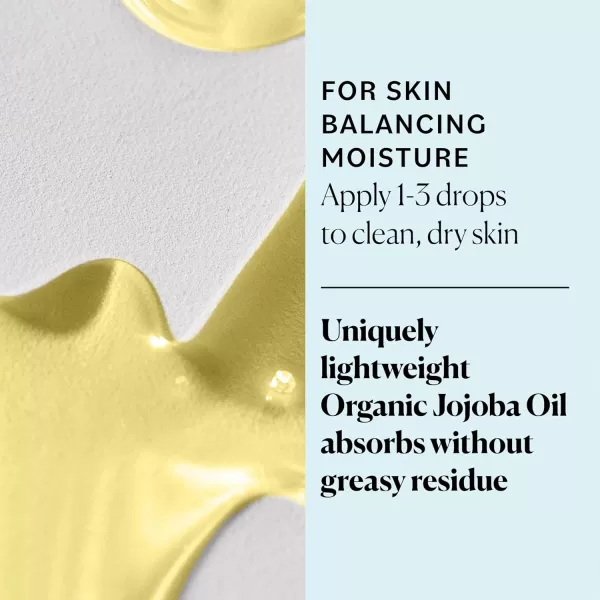 Sky Organics Organic Jojoba Oil for Face Balancing Oil for Light Hydration ampamp Helps Reduce Excess Oiliness Suitable For Oily Combination and BlemishProne Skin 100 Pure ampamp ColdPressed 4 fl Oz1 Fl Oz Pack of 1