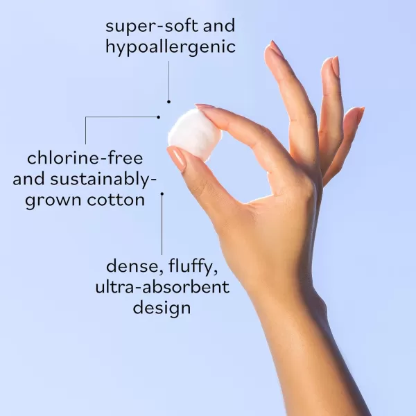 Sky Organics Organic Jumbo Cotton Balls for Sensitive Skin 100 Pure Organic Cotton Sustainably Grown Chlorine Free Hypoallergenic UltraSoft and Absorbant for Beauty ampamp Personal Care 300 ct100 Count Pack of 3