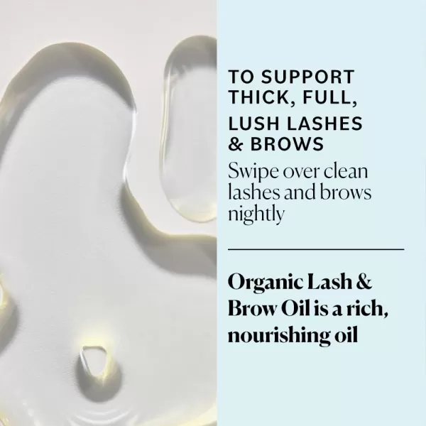 Sky Organics  Organic Lash ampamp Brow Oil ampamp Applicator  Eyelash Serum  Castor Oil Organic  Moringa Amla Vitamin E  Lashes Eyebrows  Hair Oil  Self Care Beauty  Gifts for Women  4 fl oz 12mL