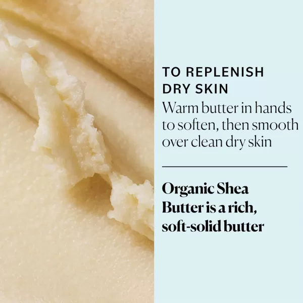 Sky Organics Organic Shea Butter Replenishing Butter for Body ampamp Face Soothes Softens and Boosts Skins Overall Moisture and Radiance Suitable for Dry Skin USDA Certified Organic Skin Care 15 OzShea Butter