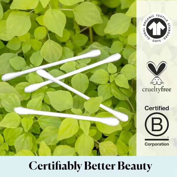 Sky Organics Organnic Cotton Swabs for Sensitive Skin 100 Pure GOTS Certified Organic for Beauty ampamp Personal Care 500 ct375 Count Pack of 1