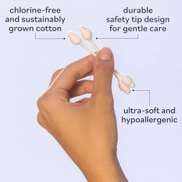 Sky Organics Organnic Cotton Swabs for Sensitive Skin 100 Pure GOTS Certified Organic for Beauty ampamp Personal Care 500 ct60 Count Pack of 1