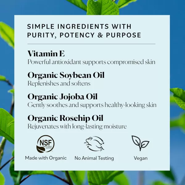 Sky Organics Vitamin E Oil Blend for Face Organic Antioxidant Facial Oil 30000 IUs to Deliver Reparative Moisture and Soothe Dry Damaged Skin 100 Pure ampamp ColdPressed 397 fl oz 117 ml