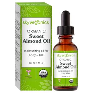 imageSky Organics  Organic Sweet Almond Oil 16 fl oz  Soft ampamp Soothe Oil  Skin Moisturizer  Silky Lightweight Texture  100 Pure  NonGreasy  Natural Vegan ampamp Cruelty Free  Beauty ampamp Self CareSweet Almond Oil
