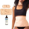 image:imageSky Organics 8 oz Castor Oil wWraps  Reusable Organic Castor Oil Pack to Boost Bodys Wellness Encourage Rest amp Relaxation  Adjustable Elastic Straps Cotton Durable Easy to Use16 Fl Oz Kit Pack of 1