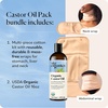 image:imageSky Organics 8 oz Castor Oil wWraps  Reusable Organic Castor Oil Pack to Boost Bodys Wellness Encourage Rest amp Relaxation  Adjustable Elastic Straps Cotton Durable Easy to Use16 Fl Oz Kit Pack of 1
