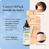 image:imageSky Organics 8 oz Castor Oil wWraps  Reusable Organic Castor Oil Pack to Boost Bodys Wellness Encourage Rest amp Relaxation  Adjustable Elastic Straps Cotton Durable Easy to Use8 Fl Oz Kit Pack of 1