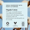 image:imageSky Organics Organic Cotton Large Pads for Makeup Removal Cleansing Toner Application 100 Pure Organic Cotton GOTS Certified Dual Textured Design 120 Count with eBook60 Count Pack of 3