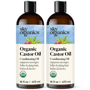 image:imageSky Organics 8 oz Castor Oil wWraps  Reusable Organic Castor Oil Pack to Boost Bodys Wellness Encourage Rest amp Relaxation  Adjustable Elastic Straps Cotton Durable Easy to Use16 Fl Oz Pack of 2