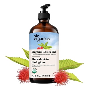 image:imageSky Organics 8 oz Castor Oil wWraps  Reusable Organic Castor Oil Pack to Boost Bodys Wellness Encourage Rest amp Relaxation  Adjustable Elastic Straps Cotton Durable Easy to Use16 Fl Oz Glass Bottle Pack of 1