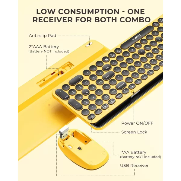 seenda Bluetooth Keyboard and Mouse for iPad MultiDevice Bluetooth  24G Wireless Keyboard Mouse with Tablet Holder for MacBookWindows Computer iOSAndriod Tablet Phone Blue ampamp PurpleBlack  Yellow