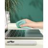 imageseenda Ergonomic Vertical Mouse with Jiggler  Bluetooth  24G USB Multi Device Wireless Ergo Mouse Jiggler Mouse Mover for LaptopPCNotebook Computer Mice for Windows Mac OS Mint Green