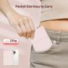 imageseenda Foldable Bluetooth Keyboard for Travel TriFolding Wireless Rechargeable MultiDevice Portable Keyboard with Touchpad for Laptop iPad Tablet PC Smartphone Windows iOS Android PinkPink