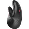imageseenda Ergonomic Vertical Mouse with Jiggler  Bluetooth  24G USB Multi Device Wireless Ergo Mice Jiggler Mouse Mover for LaptopPCNotebook Computer Mice for Windows Mac OS Black