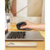 imageseenda Ergonomic Vertical Mouse with Jiggler  Bluetooth  24G USB Multi Device Wireless Ergo Mice Jiggler Mouse Mover for LaptopPCNotebook Computer Mice for Windows Mac OS Black