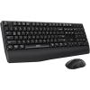imageseenda Bluetooth Keyboard and Mouse 24G USB  Bluetooth Multi Device Ergonomic Keyboard Mouse Set FullSize Wireless Combo Compatible for Mac OSWindows PC Computers Laptops