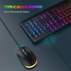 imageWireless Keyboard and Mouse Combo Backlit  seenda Rechargeable FullSize Illuminated Wireless Keyboard and Mouse Set 24Ghz Silent Keyboard and Mouse for Computer Laptops Windows Gaming Black