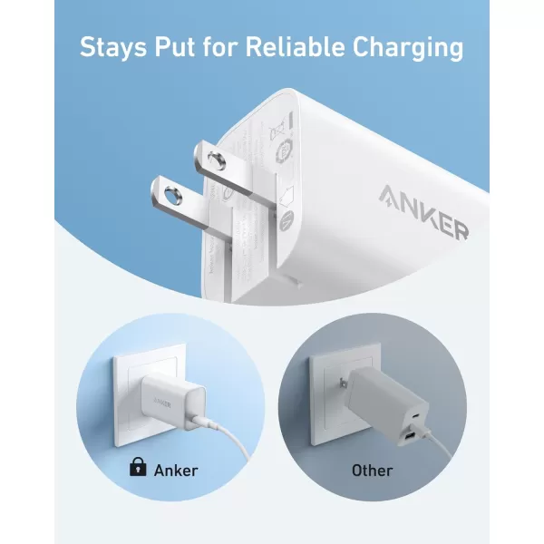 Anker Nano Charger 100W MacBook Charger Foldable Charger for iPhone Series and All USB C Devices 6ft USBC Cable Included Compatible with MagSafeBlack