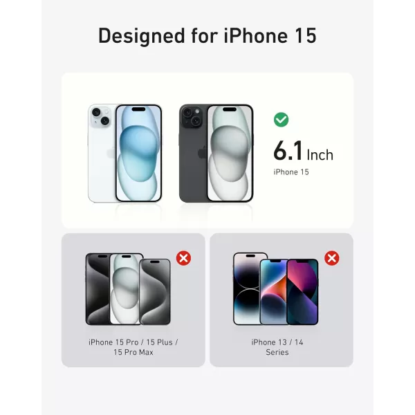 Anker Screen Protector BubbleandDustFree iPhone HD Tempered Glass Durable and DropProof with 9H Hardness Easy Installation Exclusively for iPhone 16 Pro Max 69Inch 2PackCrystalClear