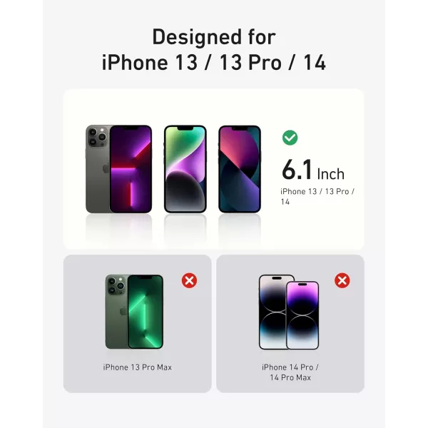 Anker Screen Protector BubbleandDustFree iPhone HD Tempered Glass Durable and DropProof with 9H Hardness Easy Installation Exclusively for iPhone 16 Pro Max 69Inch 2PackCrystalClear