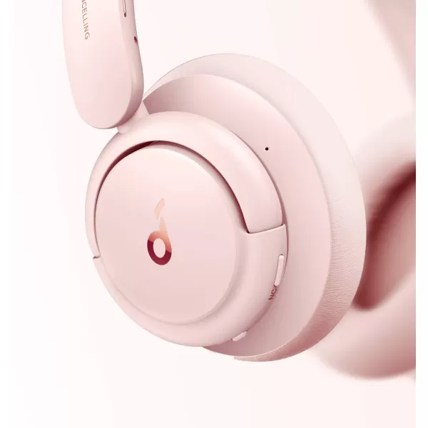 Soundcore by Anker Life Q30 Hybrid Active Noise Cancelling Headphones with Multiple Modes HiRes Sound Custom EQ via App 40H Playtime Comfortable Fit Bluetooth Multipoint ConnectionPink