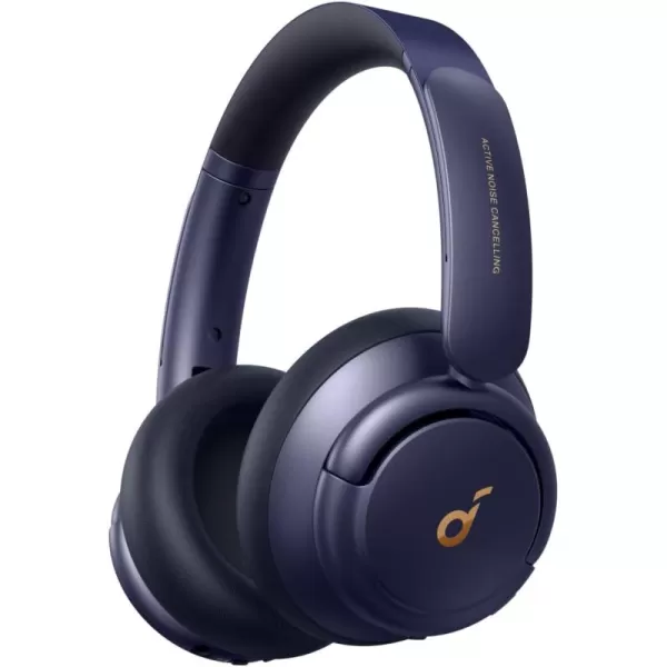 Soundcore by Anker Life Q30 Hybrid Active Noise Cancelling Headphones with Multiple Modes HiRes Sound Custom EQ via App 40H Playtime Comfortable Fit Bluetooth Multipoint ConnectionBlue