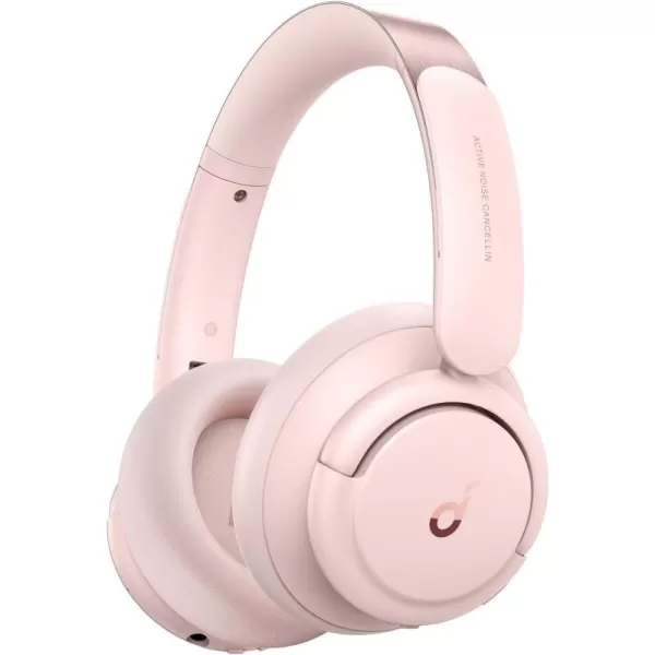 Soundcore by Anker Life Q30 Hybrid Active Noise Cancelling Headphones with Multiple Modes HiRes Sound Custom EQ via App 40H Playtime Comfortable Fit Bluetooth Multipoint ConnectionPink