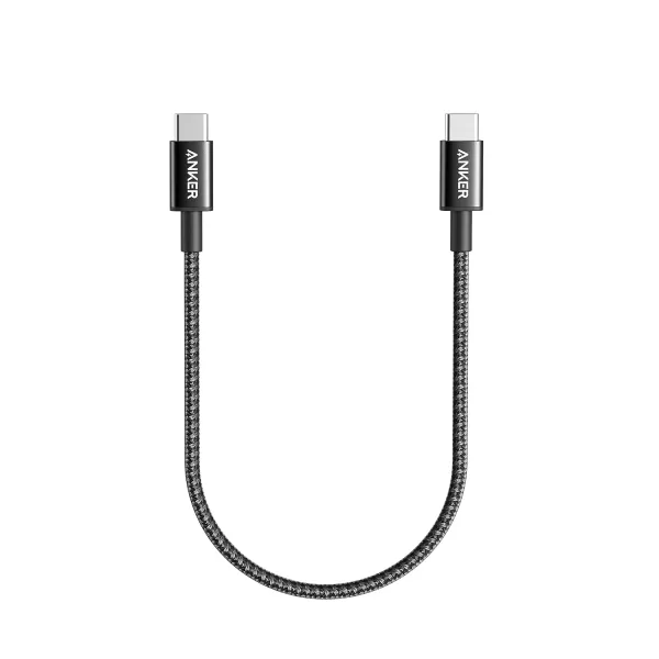 Anker USB C to USB C Cable Type C 60W Fast Charging Cable 6FT 2Pack for iPhone 16 Series iPad Mini 6 and More USB 20 BlackBlack