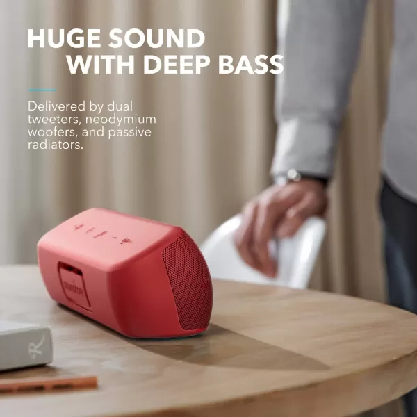 Soundcore Motion Bluetooth Speaker with HiRes 30W AudioRed