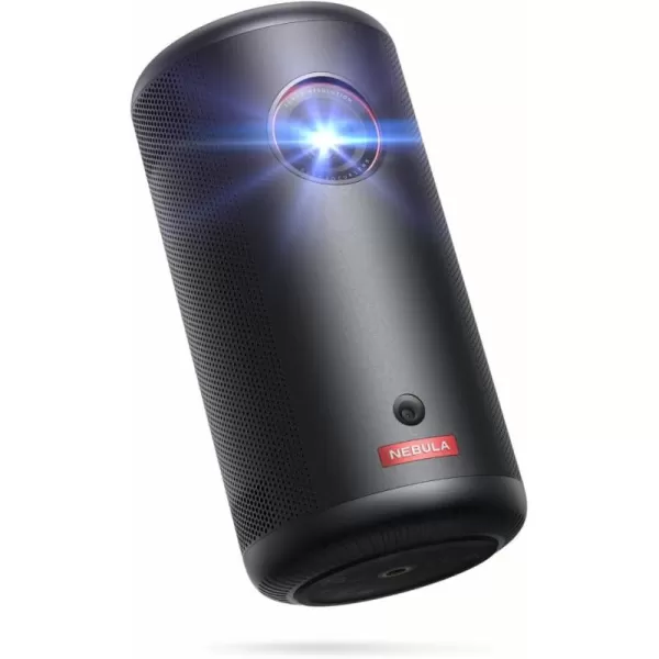 NEBULA Capsule 3 GTV Projector Netflix Officially Licensed 1080P Smart Mini Projector with WiFi 25 Hours of Playtime 120Inch Display Dolby Digital Ultra Portable for Any Space