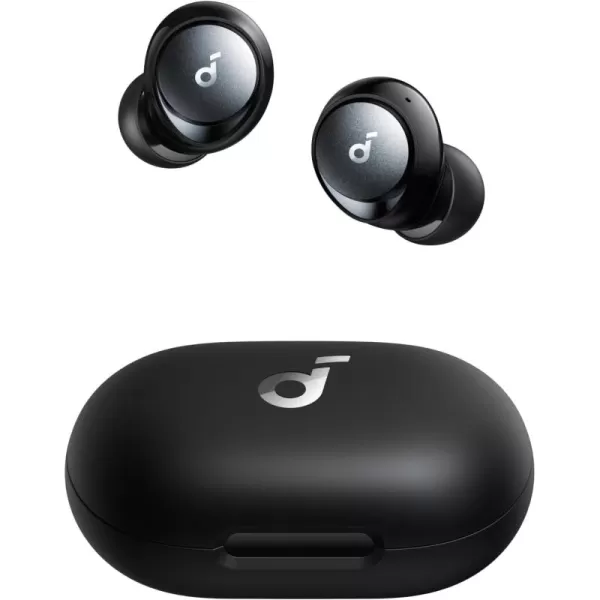 Soundcore by Anker Space A40 Adaptive Active Noise Cancelling Wireless Earbuds Reduce Noise by Up to 98 Ultra Long 50H Playtime 10H Single Playtime HiRes Sound Comfortable Fit Wireless ChargeBlack