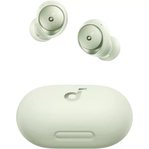 Soundcore by Anker Space A40 Adaptive Active Noise Cancelling Wireless Earbuds Reduce Noise by Up to 98 Ultra Long 50H Playtime 10H Single Playtime HiRes Sound Comfortable Fit Wireless ChargeGreen