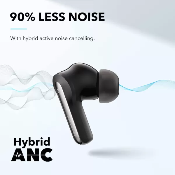 Soundcore Life P3i Hybrid Active Noise Cancelling Bluetooth Wireless Earbuds BlackBlack