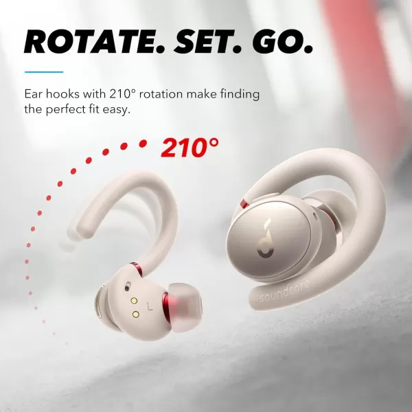 Soundcore by Anker Soundcore Sport X10 True Wireless Bluetooth 52 Workout HeadphonesOat white