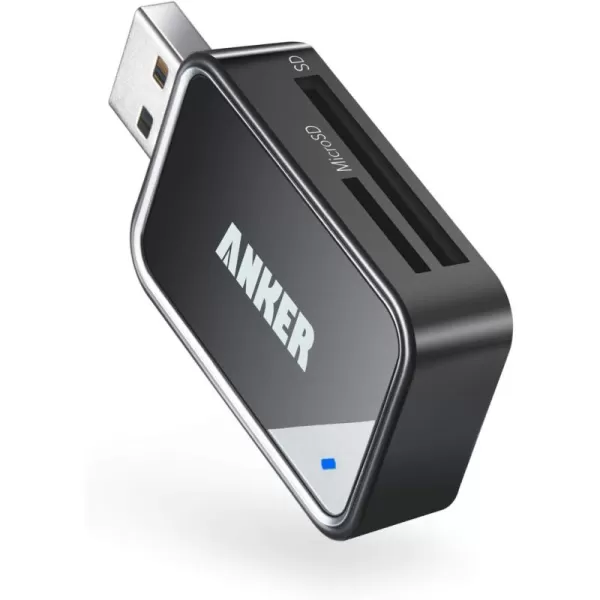 Anker USB 30 SD Card Reader 2in1 SD Card Reader for SDXC SDHC MMC RSMMC Micro SDXC Micro SD Micro SDHC UHSI Cards  Card Reader Micro SD Card Reader