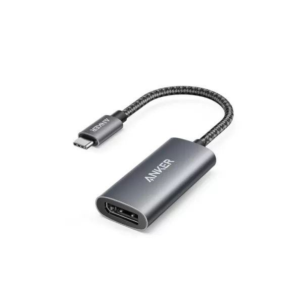 Anker USB C to DisplayPort 8K60Hz or 4K144Hz 518 USB C Adapter 8K DisplayPort USB C to DP 14 for MacBook Pro MacBook Air iPad Pro Pixelbook XPS and More