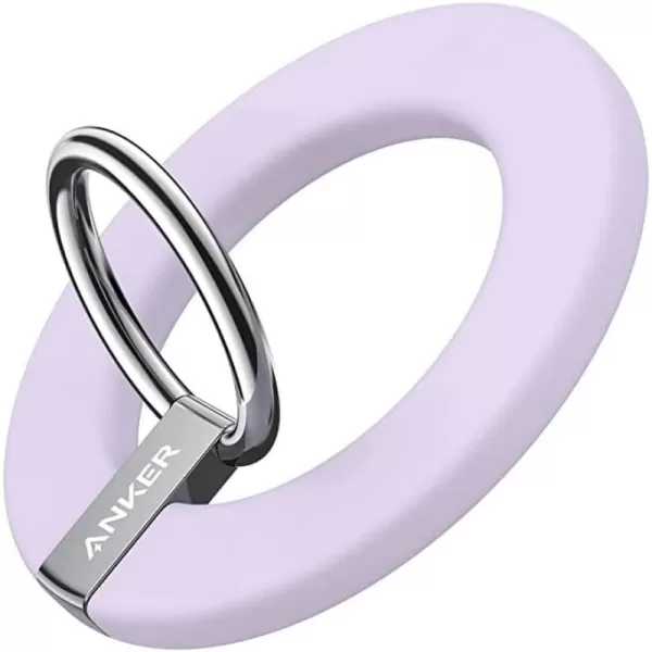 Anker Magnetic Phone Grip MagGo 610 Ring Holder Adjustable Kickstand Only for iPhone 1616 Plus16 Pro16 Pro Max15141312 SeriesLilac Purple