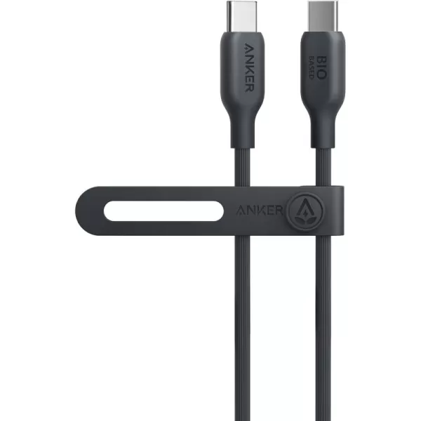 Anker 543 USB C to USB C Cable 240W 6ft USB 20 BioBased Charging Cable for MacBook Pro 2020 iPad Pro 2020 iPad Air 4 Samsung Galaxy Samsung Galaxy S23S23 UltraS22 Ultra Phantom BlackPhantom Black