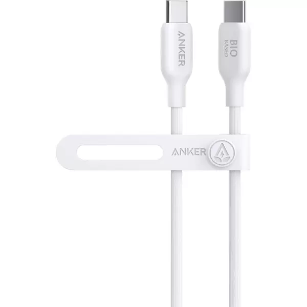 Anker 543 USB C to USB C Cable 240W 6ft USB 20 BioBased Charging Cable for MacBook Pro 2020 iPad Pro 2020 iPad Air 4 Samsung Galaxy Samsung Galaxy S23S23 UltraS22 Ultra Phantom BlackAurora White